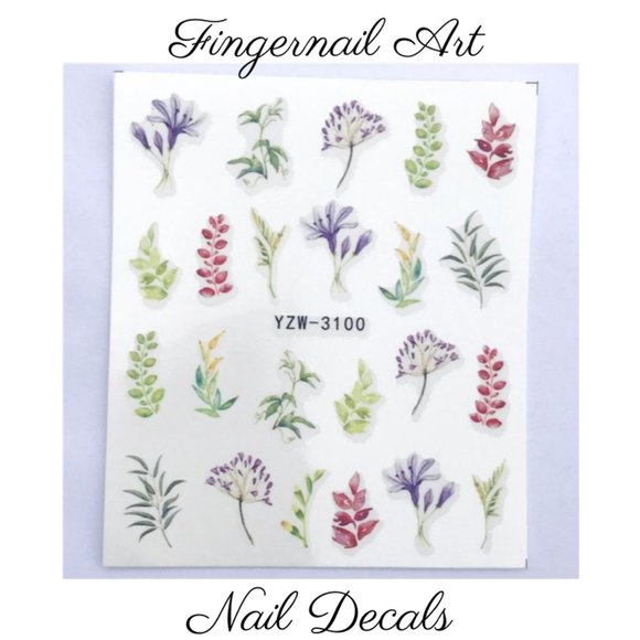 Other - Fingernail Art Water Slide Transfer Nail Stickers